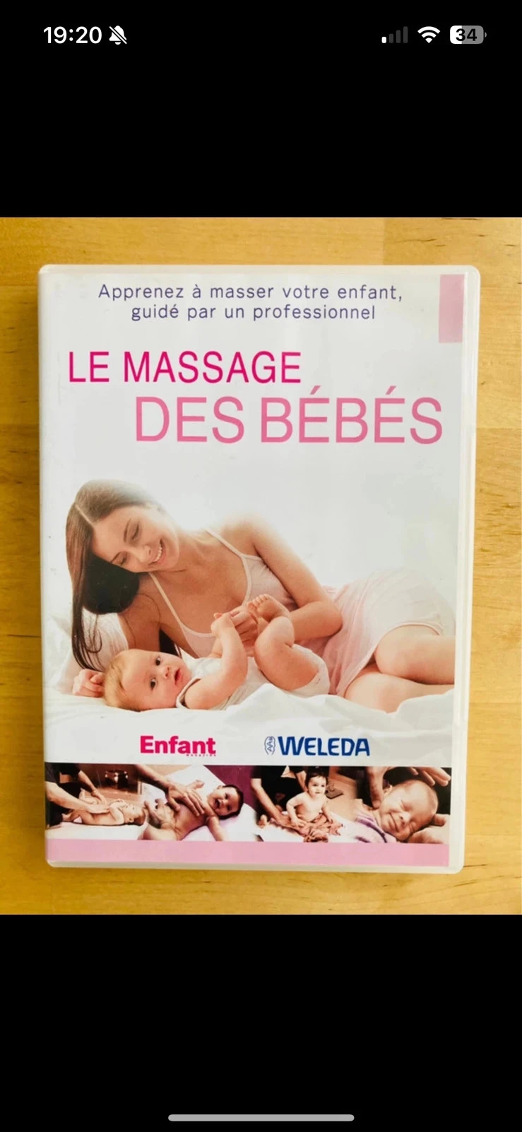 DVD Le massage des bébés.